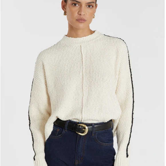 DISSH Dakota Cream Boucle Crop Jumper, XS - Picture 2 of 6